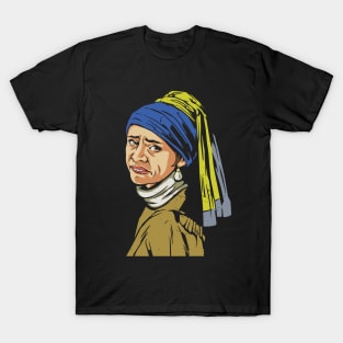 Jerri with a Pearl Earring T-Shirt